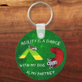 Agility themed Keychain キーホルダー (裏面)