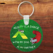 Agility themed Keychain キーホルダー (正面)