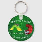 Agility themed Keychain キーホルダー (裏面)