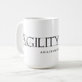 AgilityNerdのマグ コーヒーマグカップ (正面左)