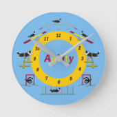 Agilityuhr ラウンド壁時計 (正面)