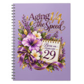Aging 1/4 the Speed 2月 ノートブック (正面)