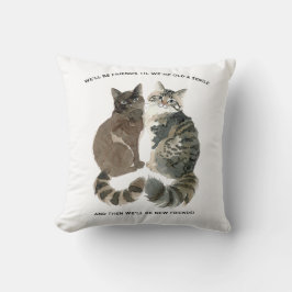 Aging humor for cat loving friends husband wife ch クッション