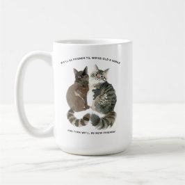 Aging humor for cat loving friends husband wife ch コーヒーマグカップ