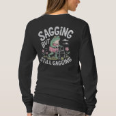 Aging With Attitude green frog Tシャツ (裏面)