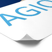 Agios Nikolaos Vintage Travel Poster Ski National ポスター (角)