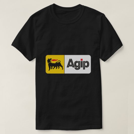 Agipロゴ商品エッセンシャルシャツ Tシャツ (デザイン正面)