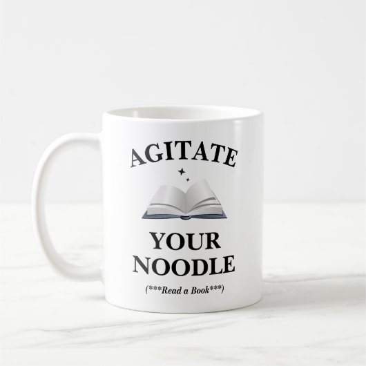 Agitate Your Noodle コーヒーマグカップ (左)
