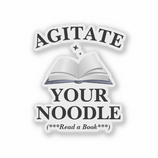 Agitate Your Noodle シール (正面)