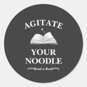 Agitate Your Noodle Read ラウンドシール (正面)