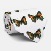 Aglais urticae - The Small Tortoiseshell Butterfly ネクタイ (ロール)