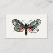 Aglaope infausta – アーモンド – ツリーリーフスケルトンB 名刺 (裏面)