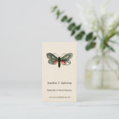 Aglaope infausta – アーモンド – ツリーリーフスケルトンB 名刺 (スタンド正面)