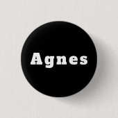 Agnes 缶バッジ (正面)