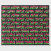 Agnes Vorname Name Graffiti red green ラッピングペーパー (フラット)