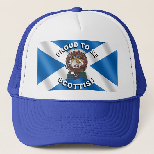 Agnew Clan Badge Scottish Trucker Hat キャップ (正面)