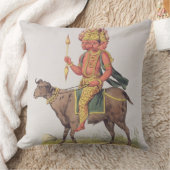 Agniのチャールズエチエンヌパイによって刻まれる火の神 クッション (ブランケット)