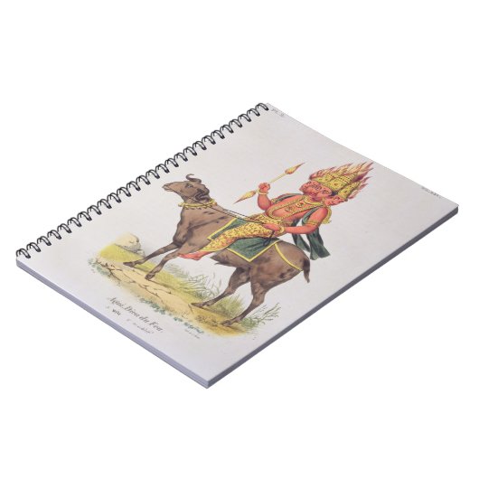 Agniのチャールズエチエンヌパイによって刻まれる火の神 ノートブック (左側)