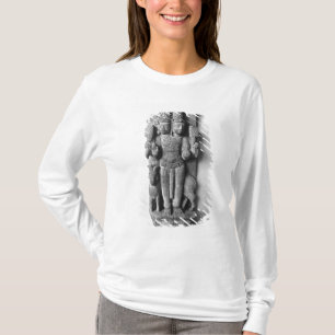 Agniの二重頭のイメージを描写するレリーフ、浮き彫り Tシャツ