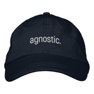 Agnostic VC Hat(ネイビー) 刺繍入りキャップ
