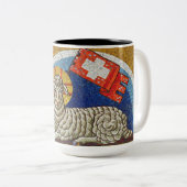 Agnus Dei ツートーンマグカップ (正面右)