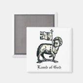 Agnus Dei 神の子羊 ファインアート マグネット (正面/裏面)
