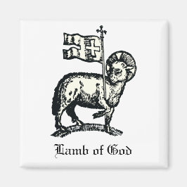 Agnus Dei 神の子羊 ファインアート マグネット