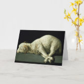 Agnus Dei、c.1635-40 カード (黄色い花)