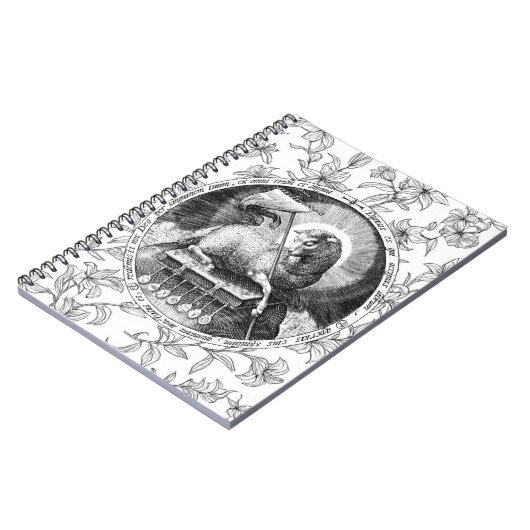 Agnus Dei Lamb Of God Spiral Notebook  ノートブック (左側)