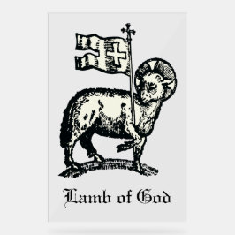 Agnus Dei The Paschal Lamb of God Fine Art アクリルサイン