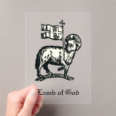 Agnus Dei The Paschal Lamb of God Fine Art  アクリル招待状 (インサイチュ (ポータブル))