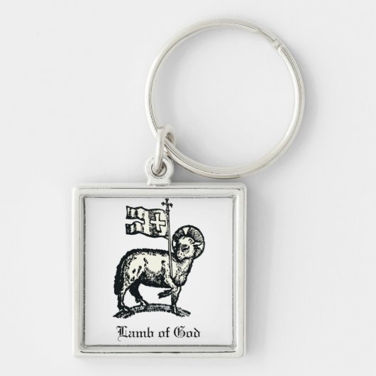 Agnus Dei The Paschal Lamb of God Fine Art  キーホルダー (正面)