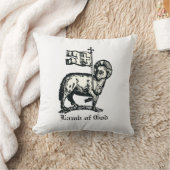 Agnus Dei The Paschal Lamb of God Fine Art  クッション (ブランケット)