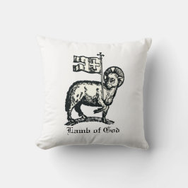 Agnus Dei The Paschal Lamb of God Fine Art クッション