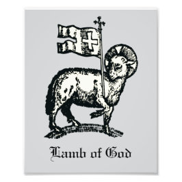 Agnus Dei The Paschal Lamb of God Fine Art フォトプリント