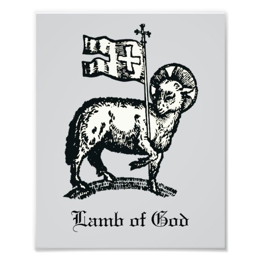 Agnus Dei The Paschal Lamb of God Fine Art  フォトプリント (正面)