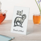 Agnus Dei The Paschal Lamb of God Fine Art 台座サイン (インサイチュ)