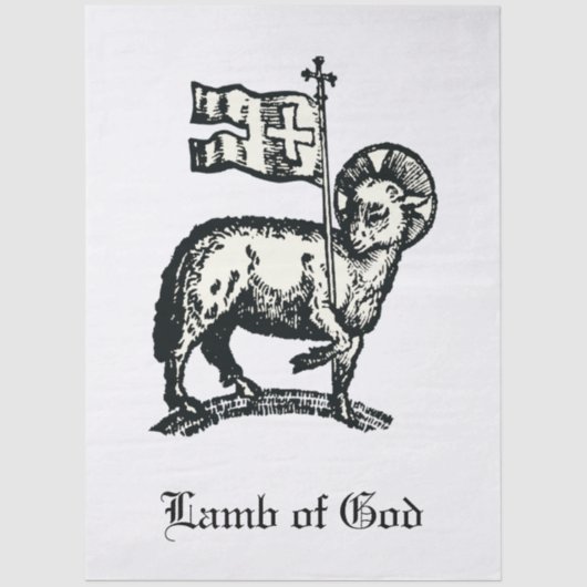 Agnus Dei The Paschal Lamb of God Fine Art  薄葉紙 (正面)