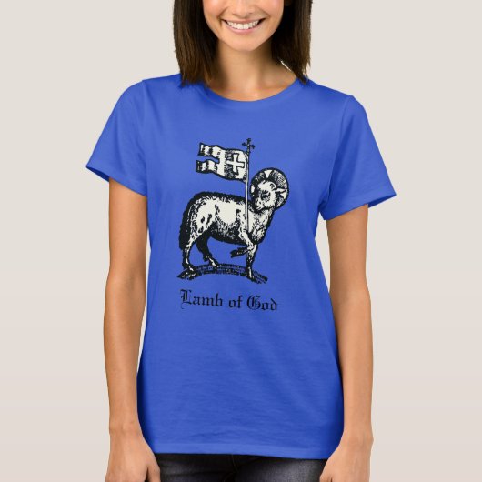 Agnus Dei The Paschal Lamb of God Fine Art  Tシャツ (正面)