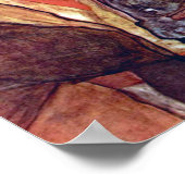 Agony, The Death Ag闘by Egon Schiele ポスター (角)