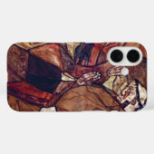 Agony, The Death Ag闘by Egon Schiele Case-Mate iPhoneケース (裏面 (横))
