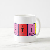 Agostina定期的なテーブル名mug コーヒーマグカップ (正面右)
