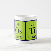 Agostina定期的なテーブル名mug コーヒーマグカップ (中央)