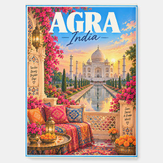 Agra India Taj Mahal Travel マグネット