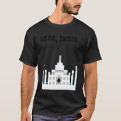 Agra, India the beautiful Taj Mahal Tシャツ (正面)