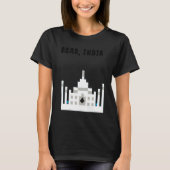 Agra, India the beautiful Taj Mahal Tシャツ (正面)
