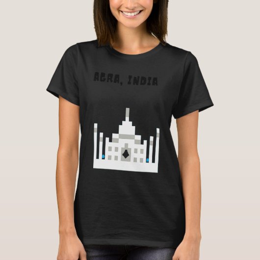 Agra, India the beautiful Taj Mahal Tシャツ (正面)