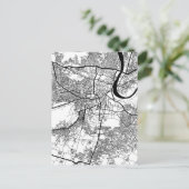 Agra Uttar Pradesh City Map ポストカード (スタンド正面)