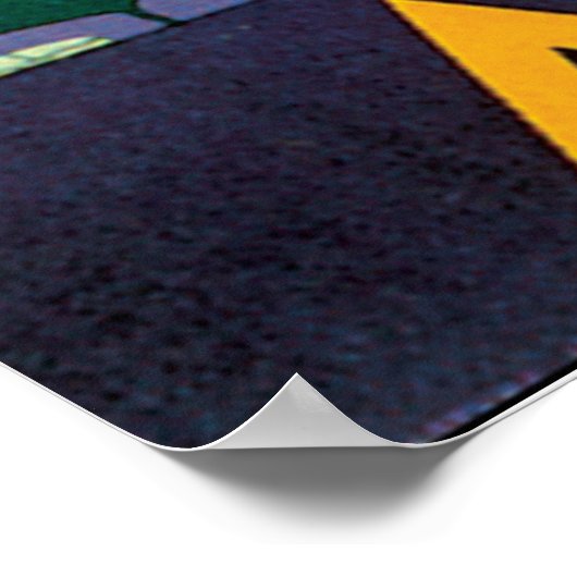 Agra Vintage Travel Poster ポスター (角)