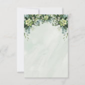 Agradecimientos estilo Verdor de la tarjeta サンキューカード (裏面)